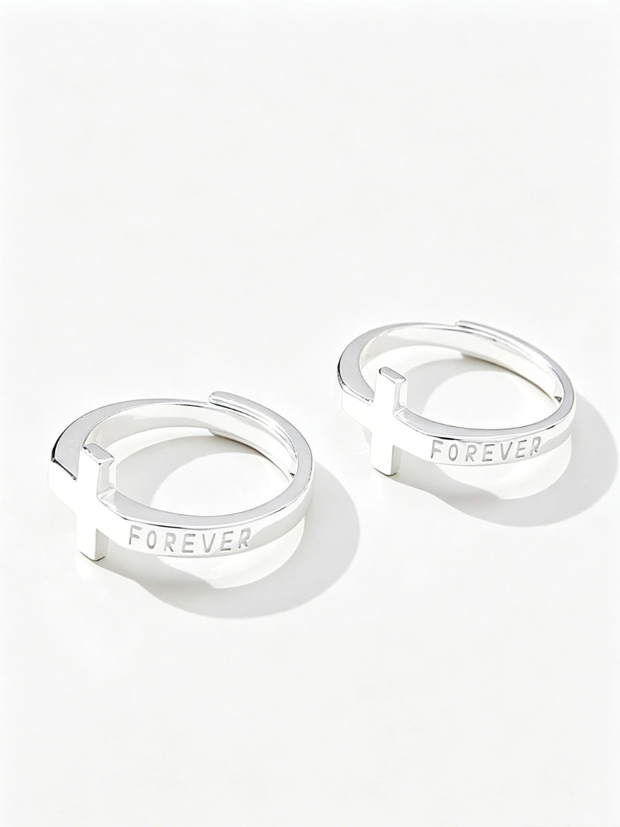Classic Forever Cross Promise Ring