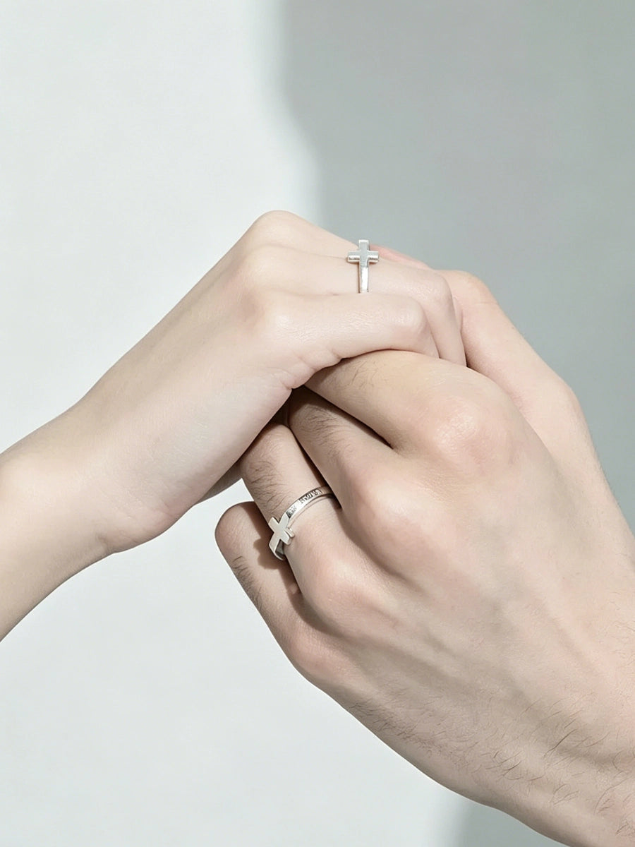 Classic Forever Cross Promise Ring