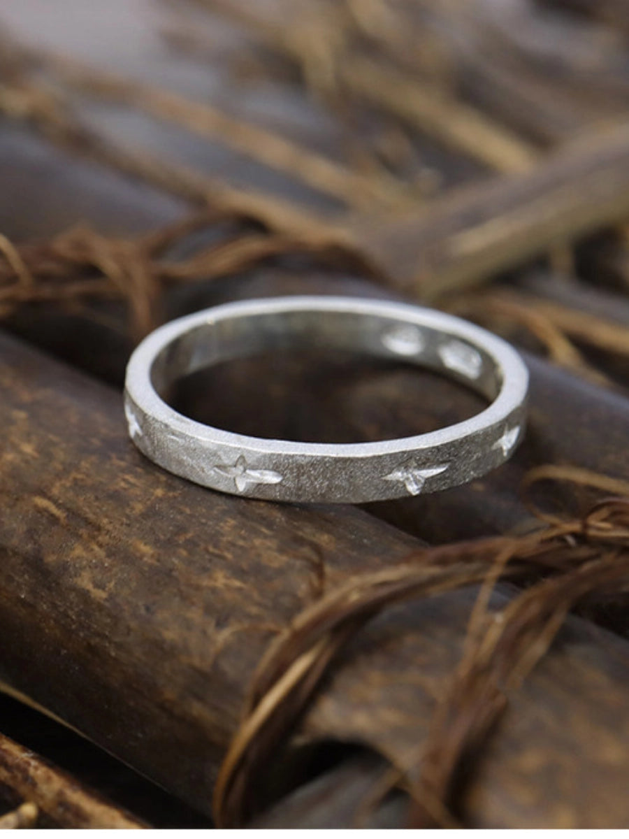 Matte Star of Bethlehem Ring