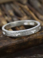 Matte Star of Bethlehem Ring