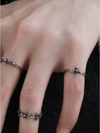 Vintage Silver Gothic Cross Ring