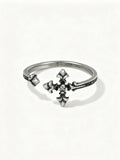 Vintage Silver Gothic Cross Ring
