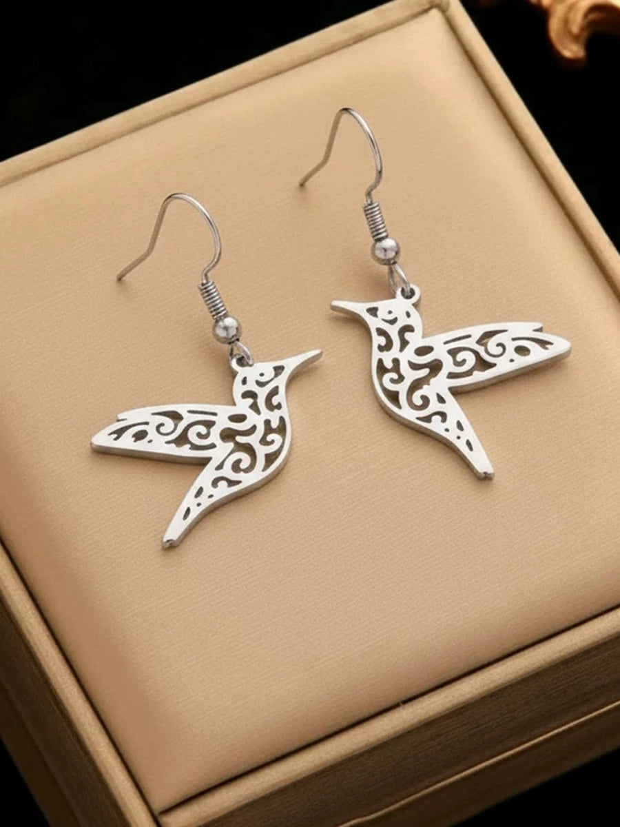 Dove of Peace Pendant Earrings