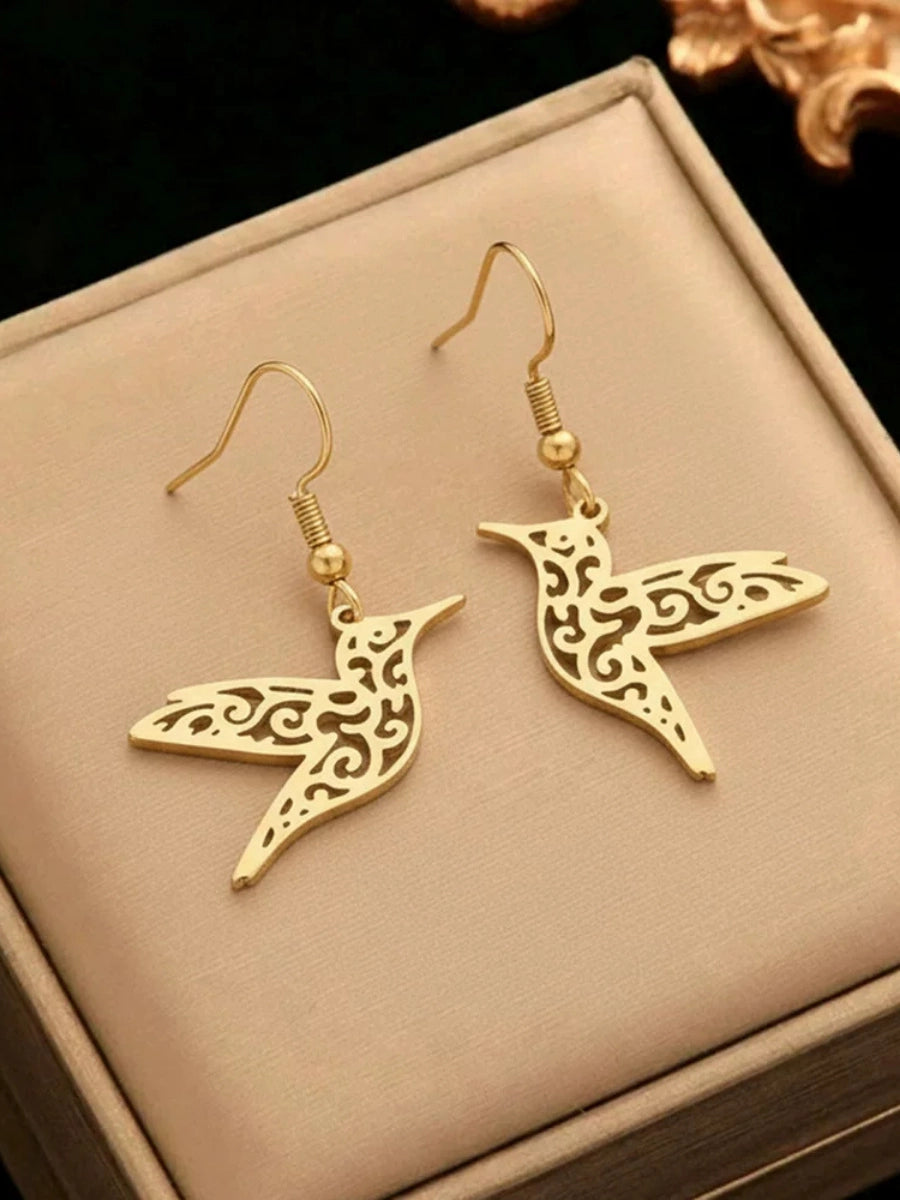 Dove of Peace Pendant Earrings