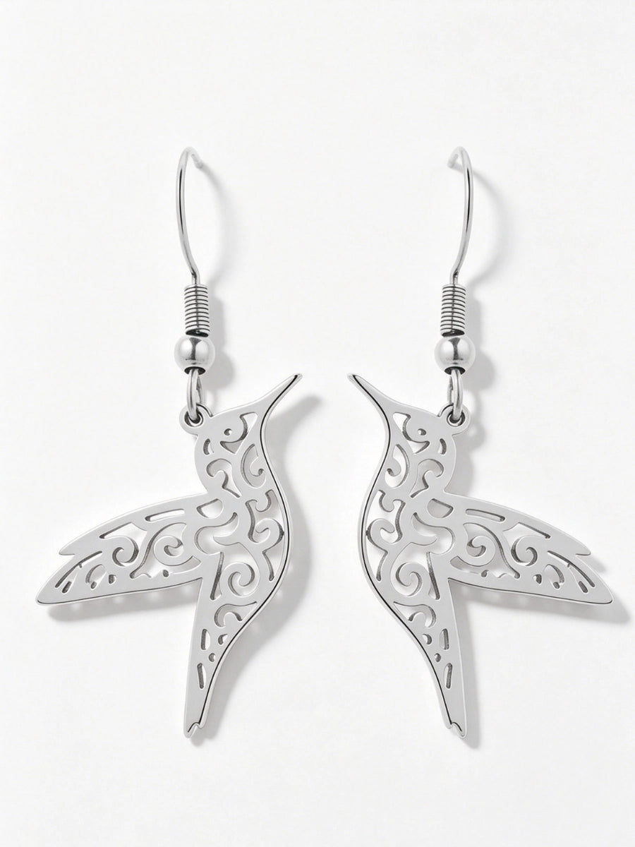 Dove of Peace Pendant Earrings