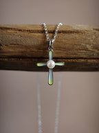 Grace Pearl Shell Cross Necklace
