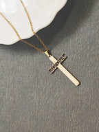 Customizable Cross Necklace