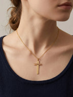 Customizable Cross Necklace