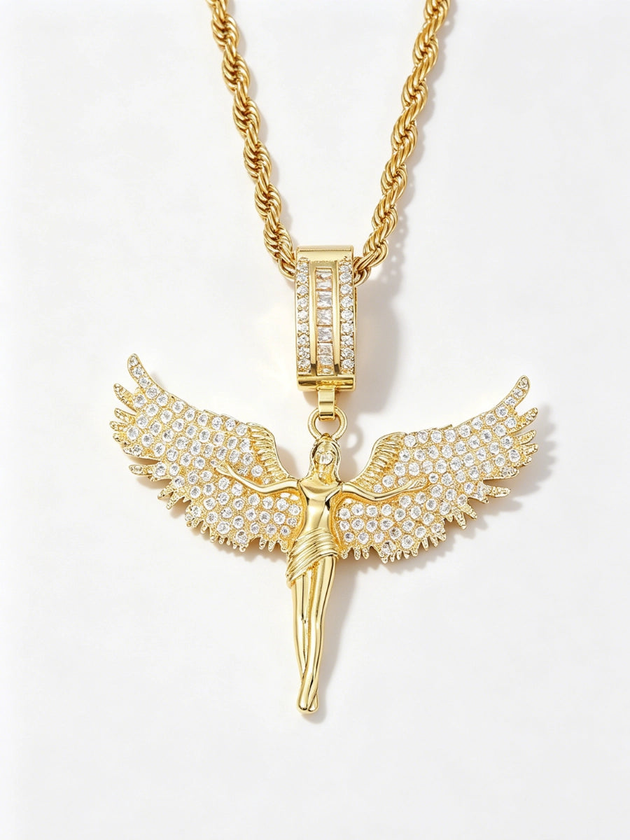 Protection Guardian Angel Wing Necklace