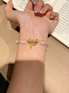 Blessing Crystal Bead Charm Bracelet