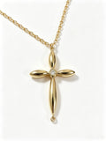 Minimalist Marquise Gold Cross Bracelet