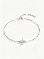 Zircon Cross Bracelet