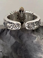 Gothic Angel Wing Cross Ring