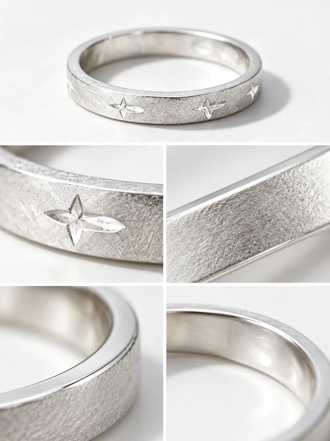 Matte Star of Bethlehem Ring — Christian Faith Ring